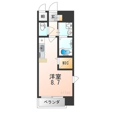 川西能勢口駅 徒歩7分 6階の物件間取画像